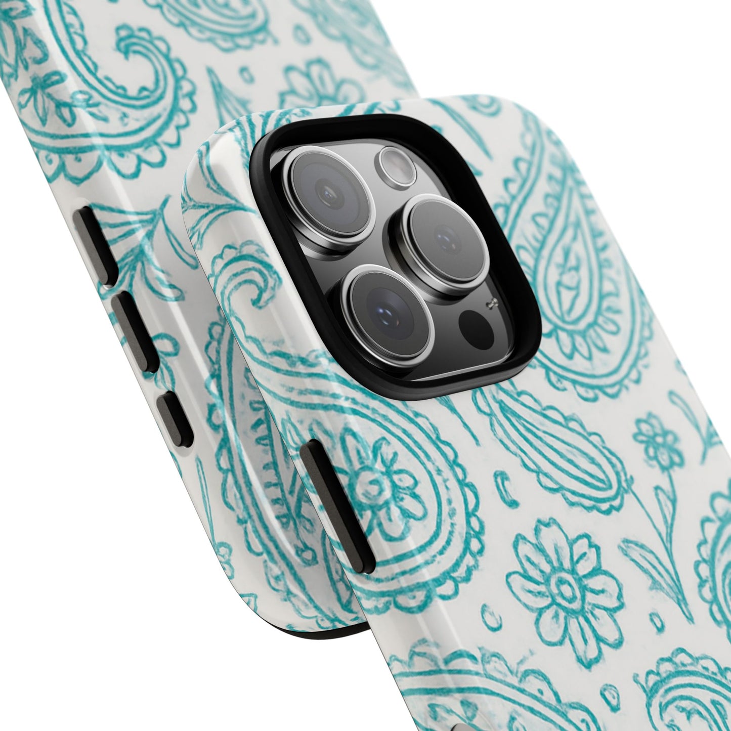Blue Paisley Phone Case