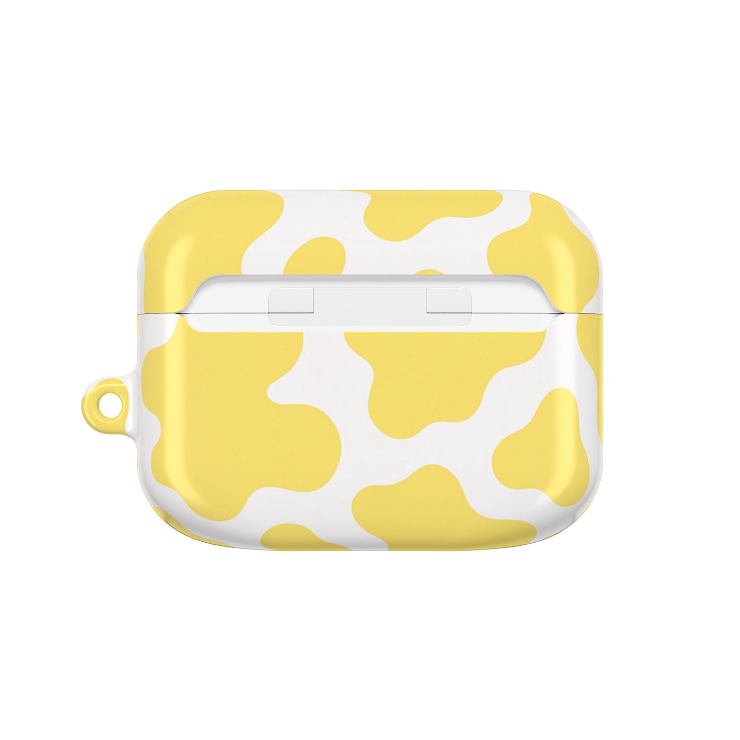 Yellow Cow Print AirPod Case