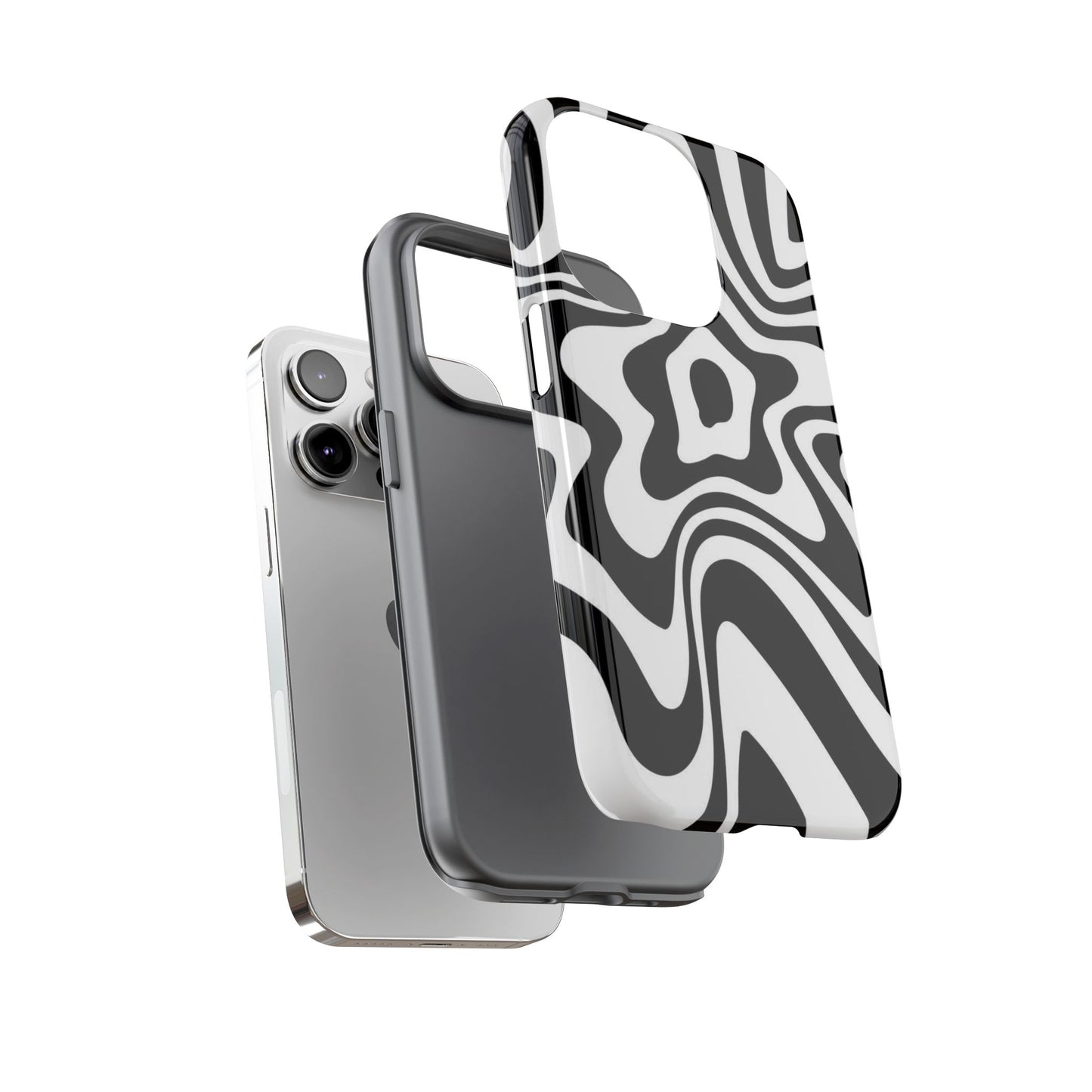 Black Swirl Phone Case