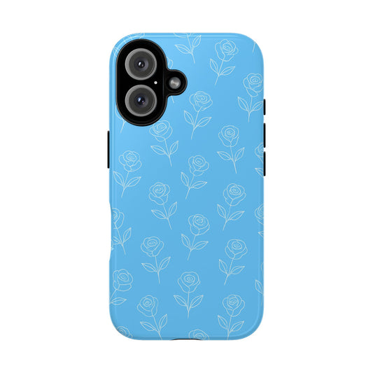 Blue Dainty Floral Case