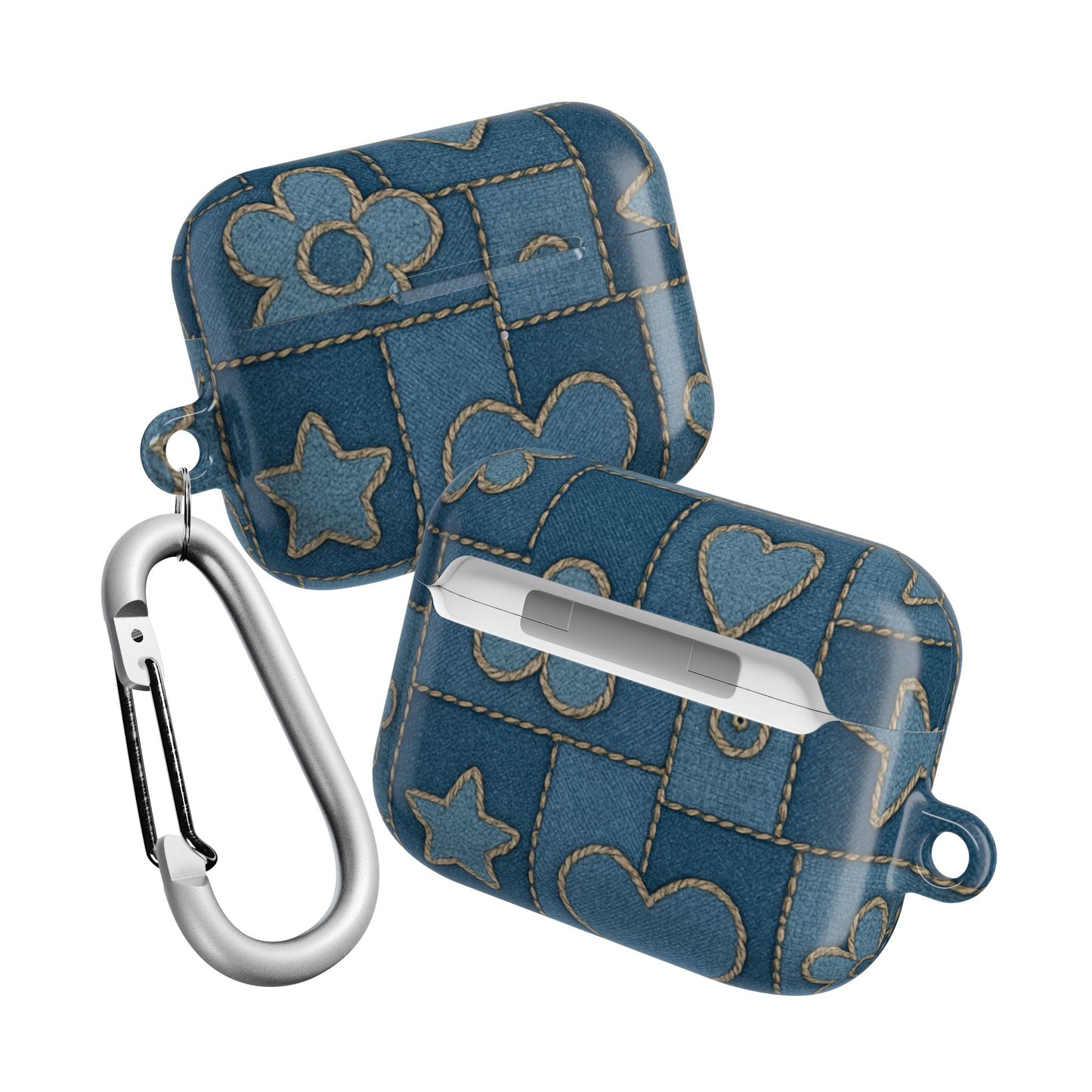 Denim Patchwork AirPod Case