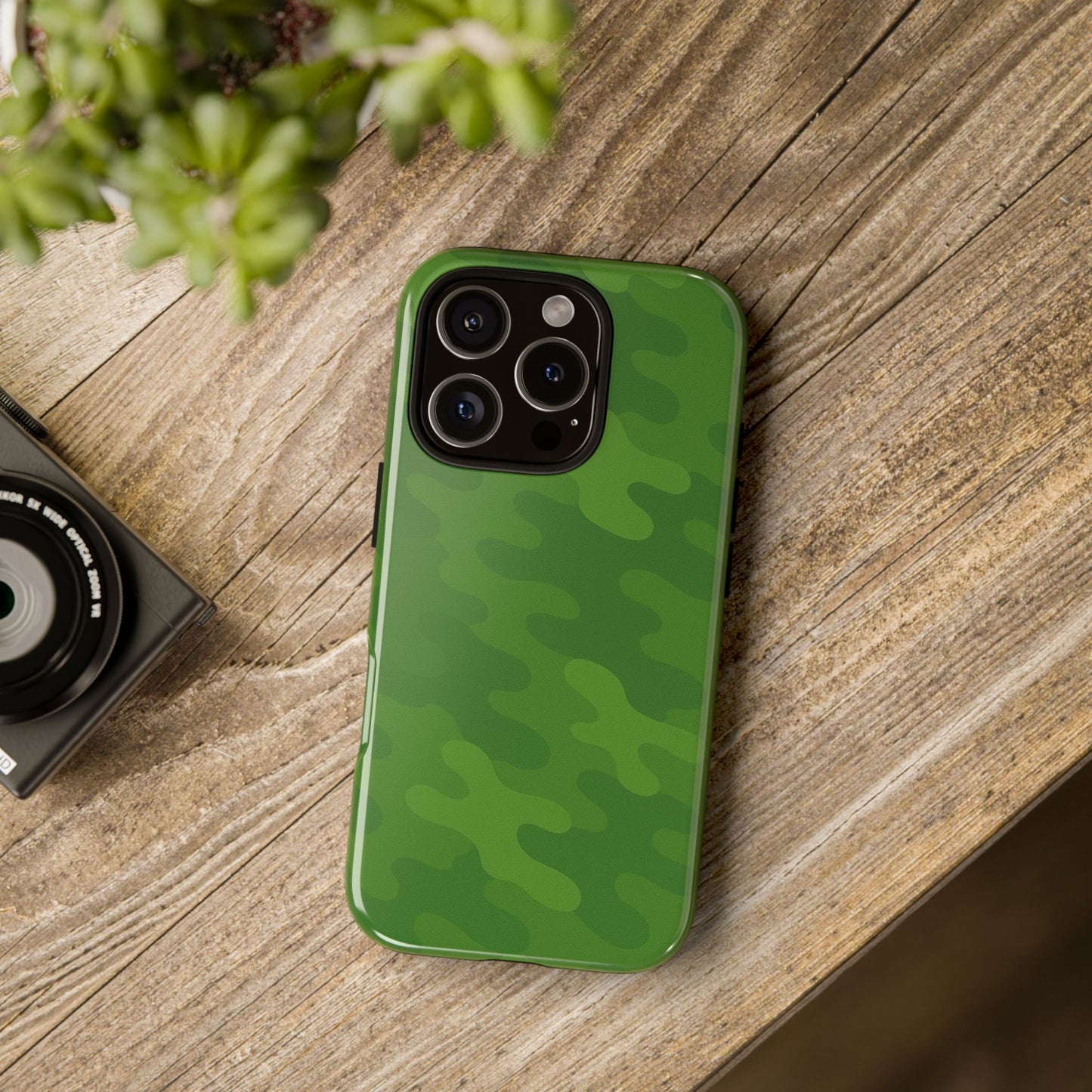 Green Camo Phone Case