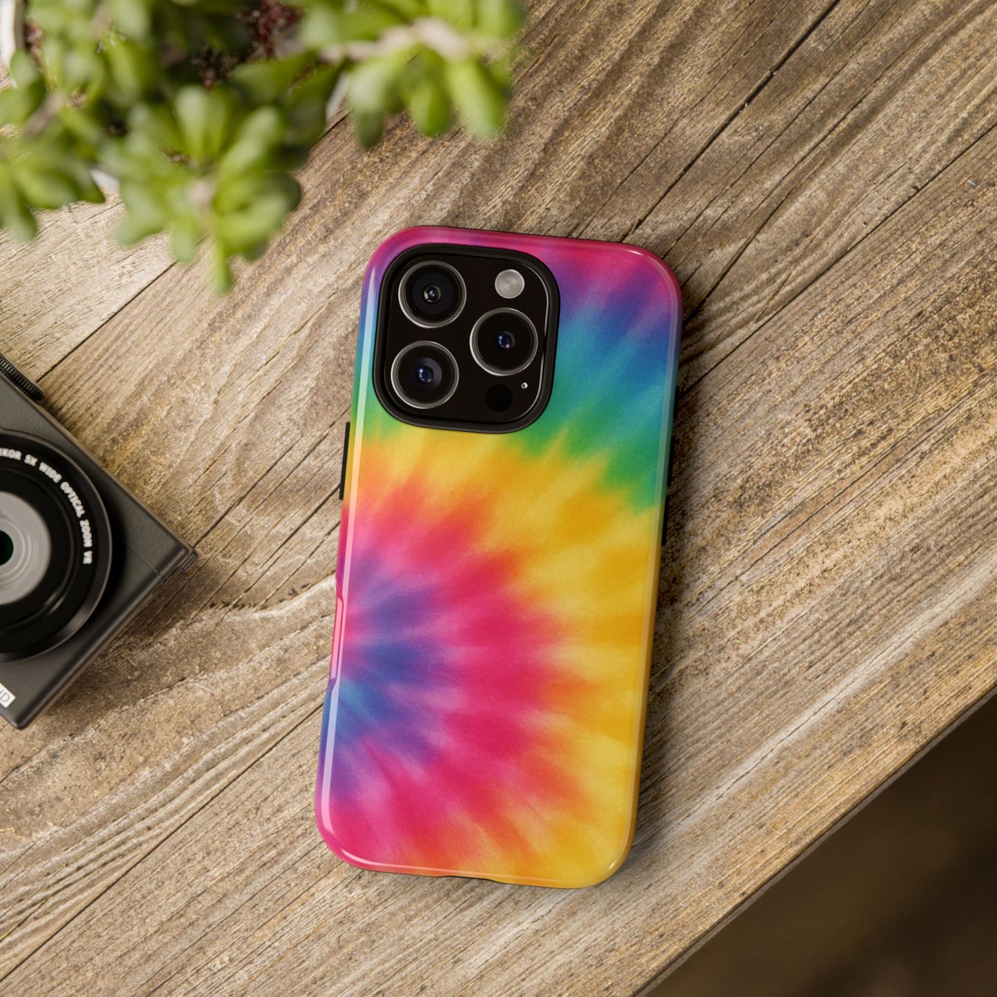 Rainbow Tie-Dye Phone Case