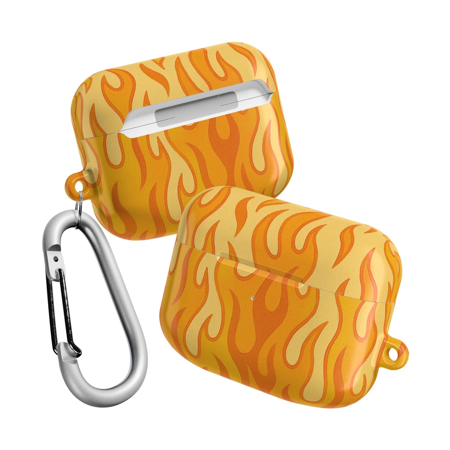 Orange Flame AirPod Case