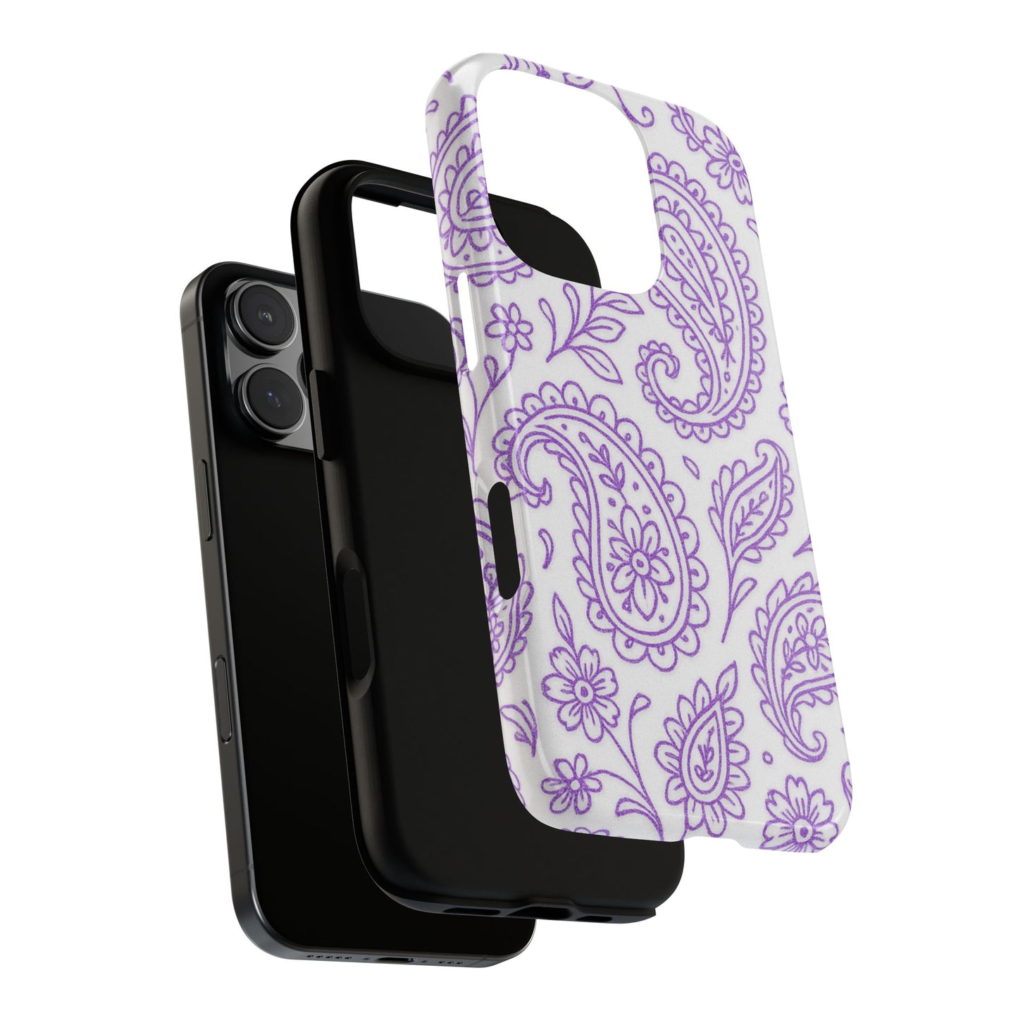 Purple Paisley Phone Case