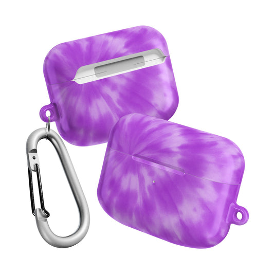 Purple Tie-Dye AirPod Case