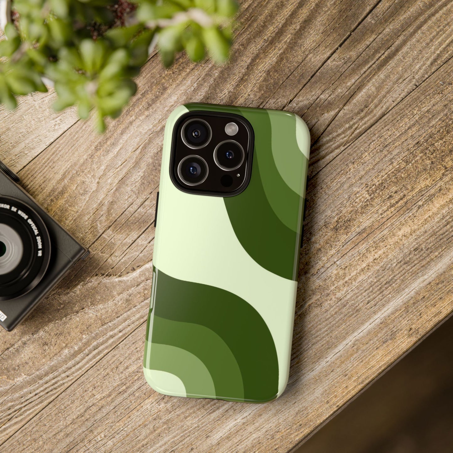 Green Waves Phone Case