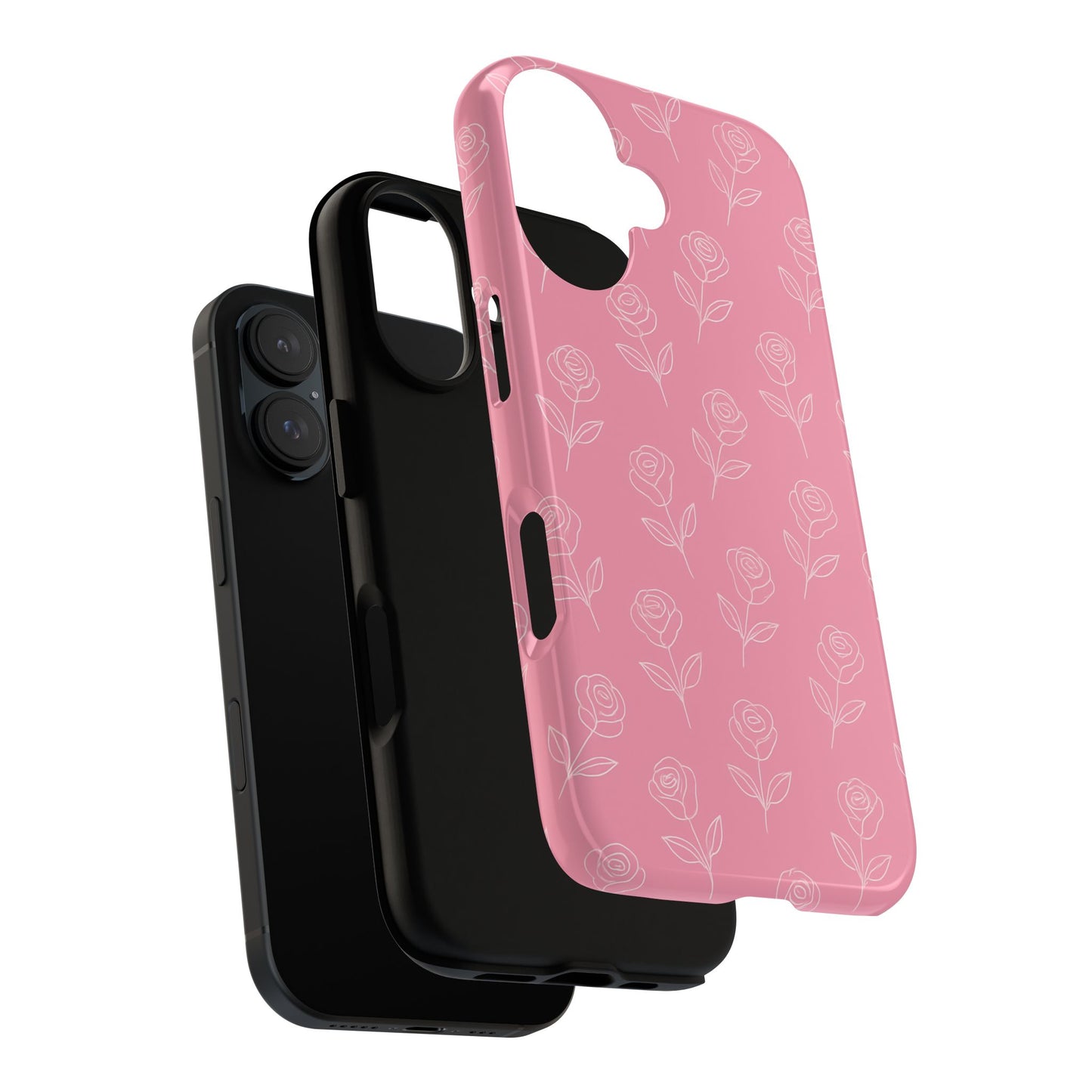 Pink Dainty Floral Phone Case