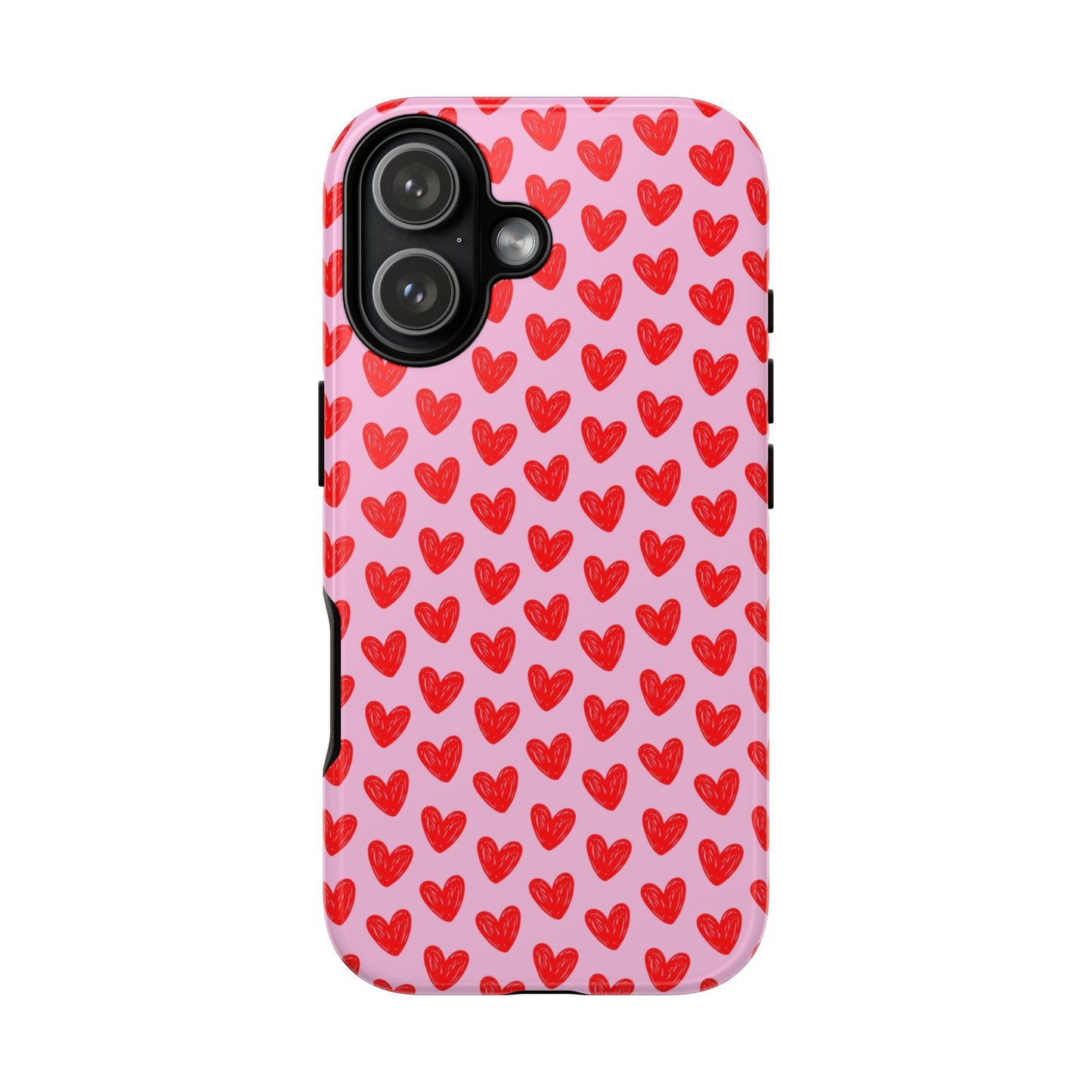 Pink & Red Heart Case