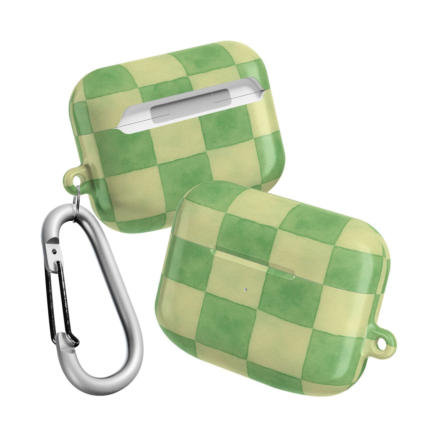 Green Checkered AirPod Case