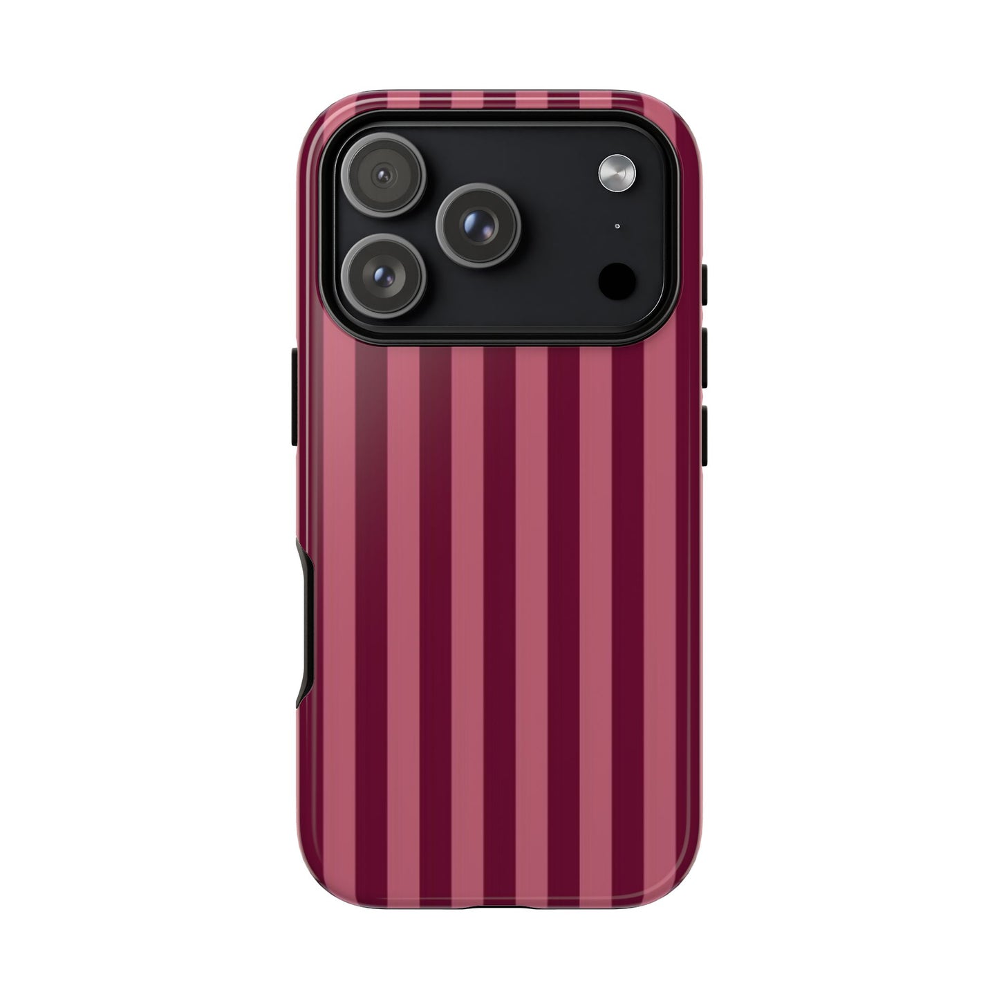 Burgundy Stripe Phone Case